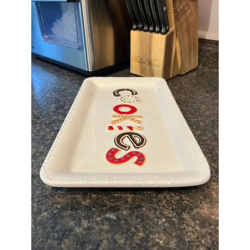 Hallmark Traveling Cookie Ceramic Tray